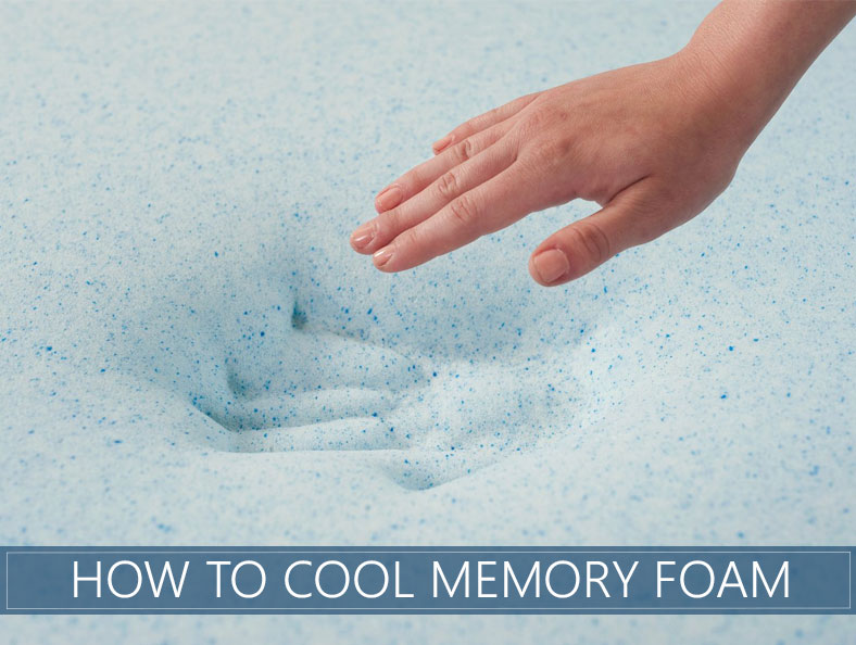 make memory foam mattress cooler