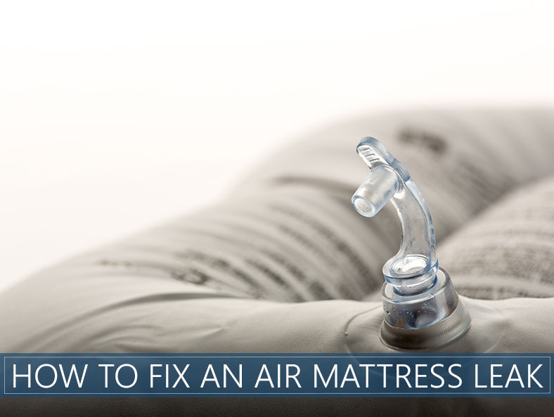 fixing a leak in a air mattress