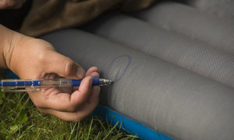 fixing a leak in a air mattress