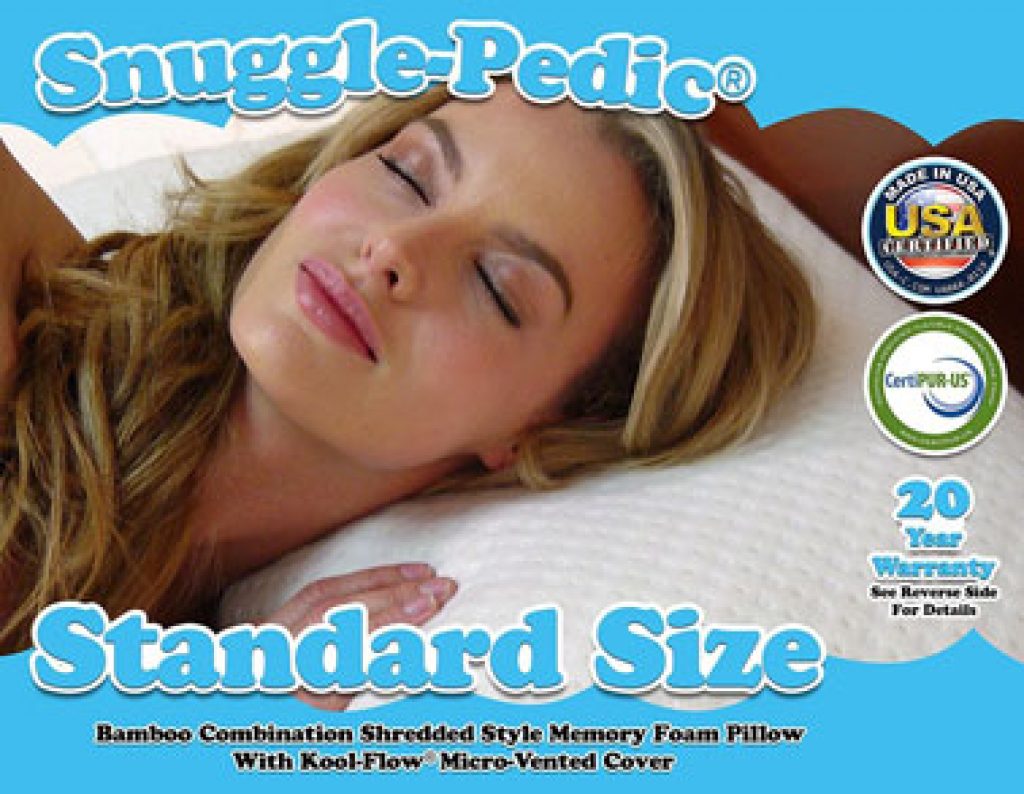 snuggle pedic pillow