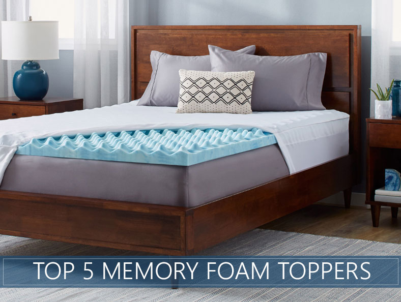 Our 5 Highest Rated Memory Foam Mattress Topper Reviews