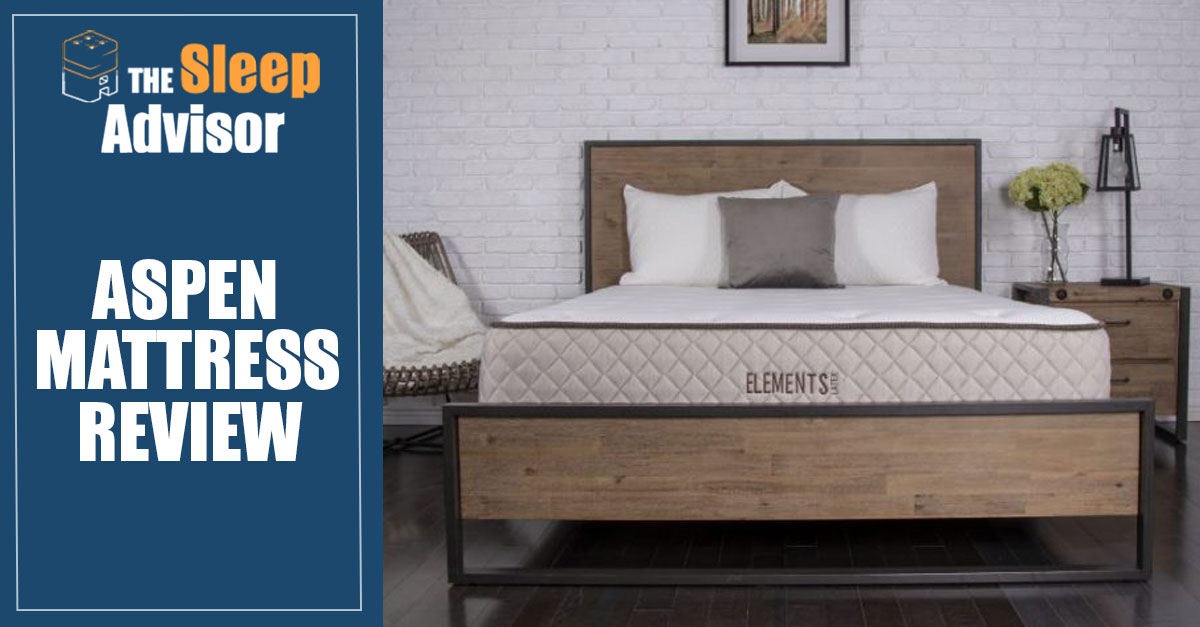 elements aspen 10 latex mattress