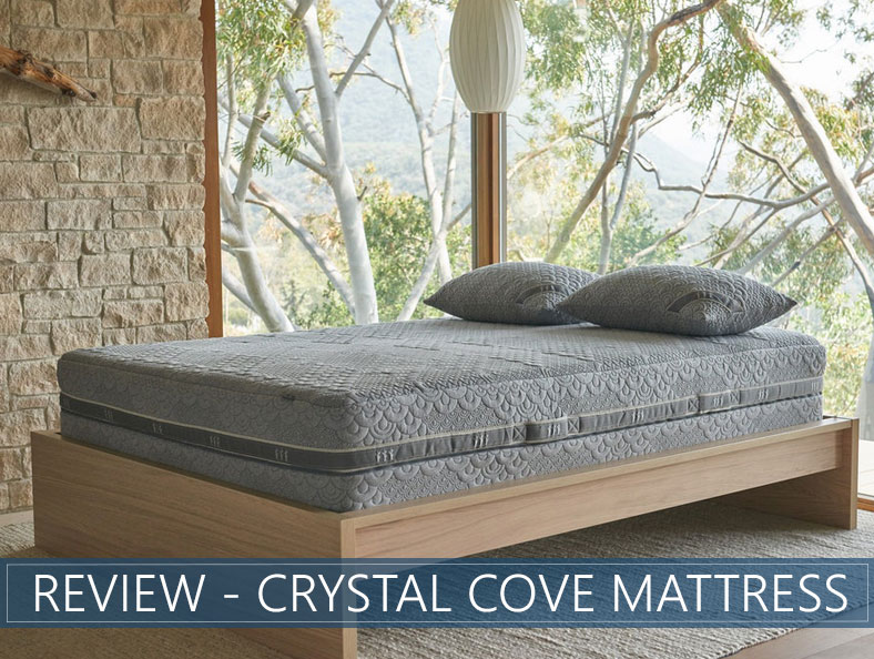 crystal cove vegan hybrid mattress