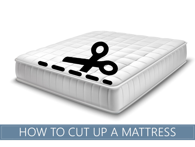 best way to cut up a mattress