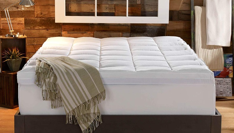 sleep innovations mattress topper review