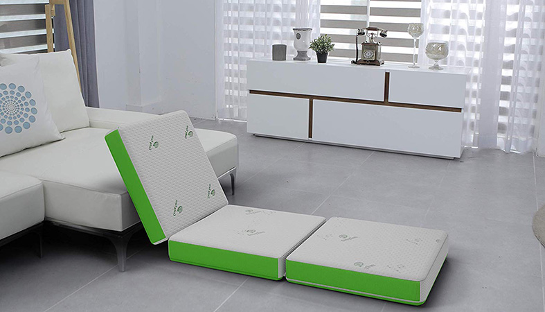 foldable floor memory foam mattress