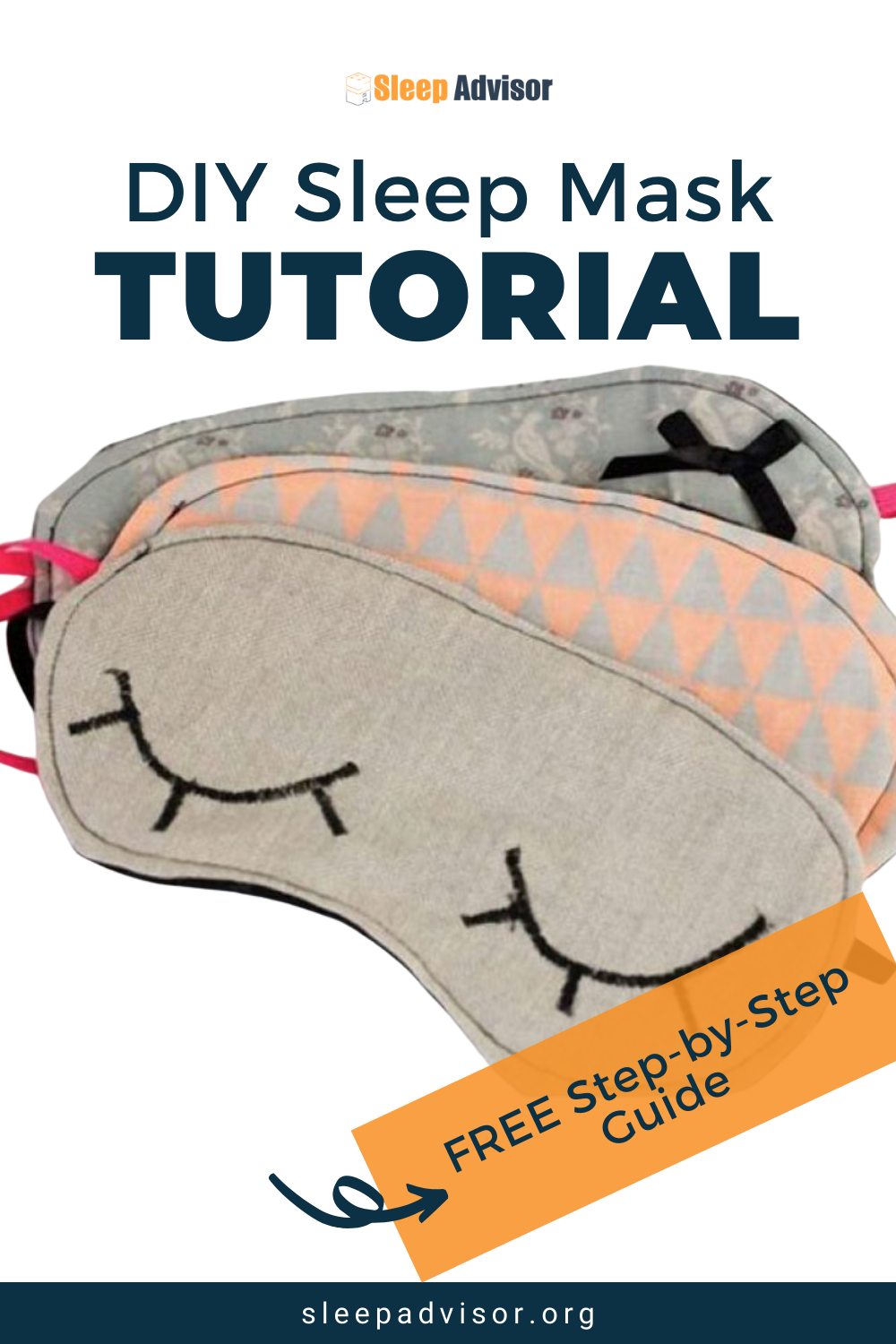 How To Make A DIY Sleep Mask - Step By Step Instructions