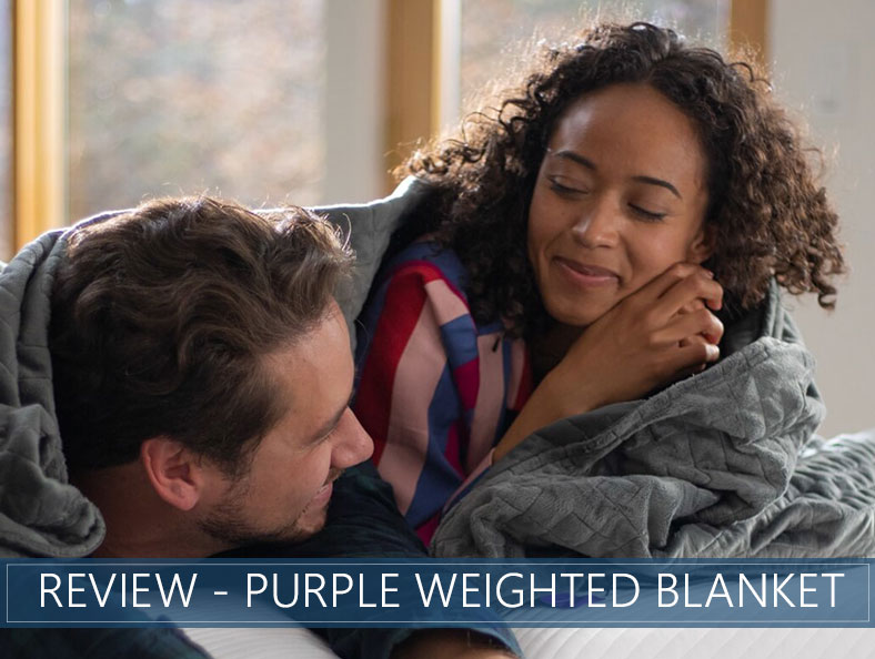 Purple mattress weighted discount blanket