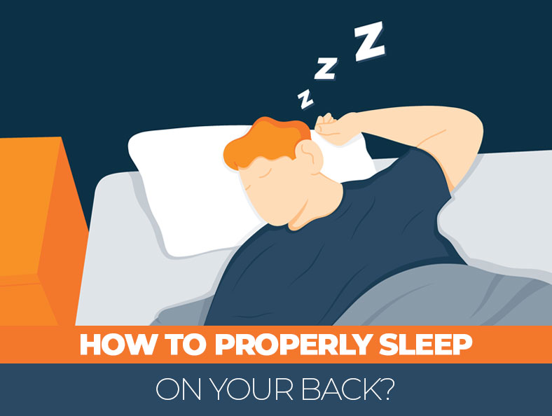 How to optimise sleeping on your back