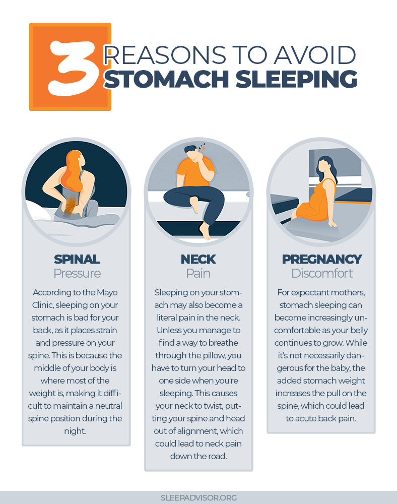 3 Reasons Why Sleeping On Your Stomach Is Bad For You