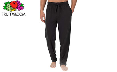 Fruit of the Loom Men's Jersey Knit Sleep Shorts - 100% Cotton