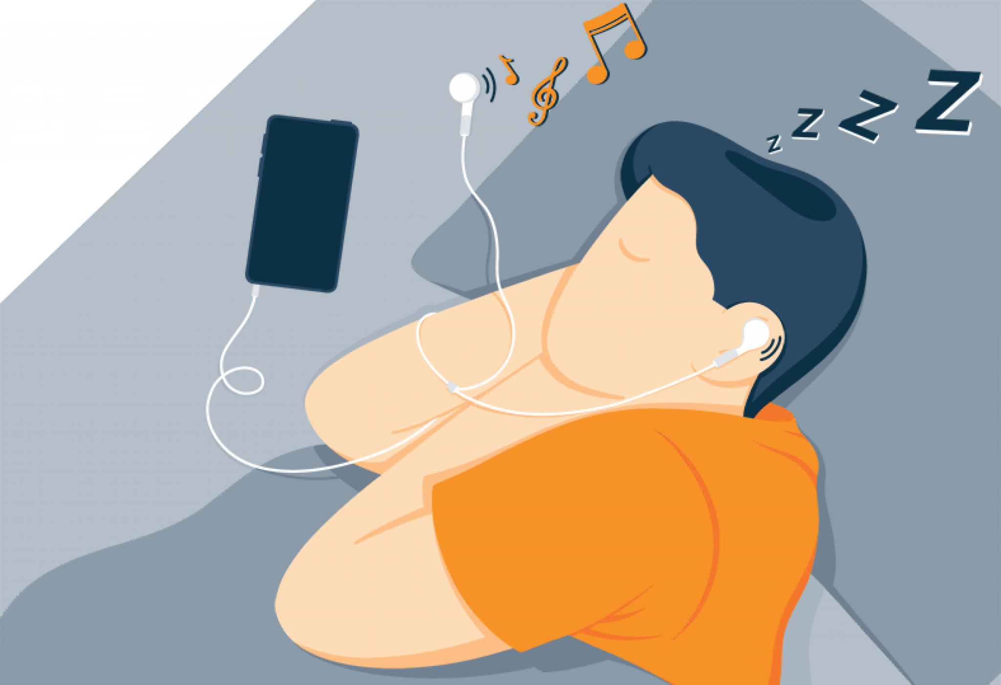 Sleeping while Listening to Music. Relax 19.