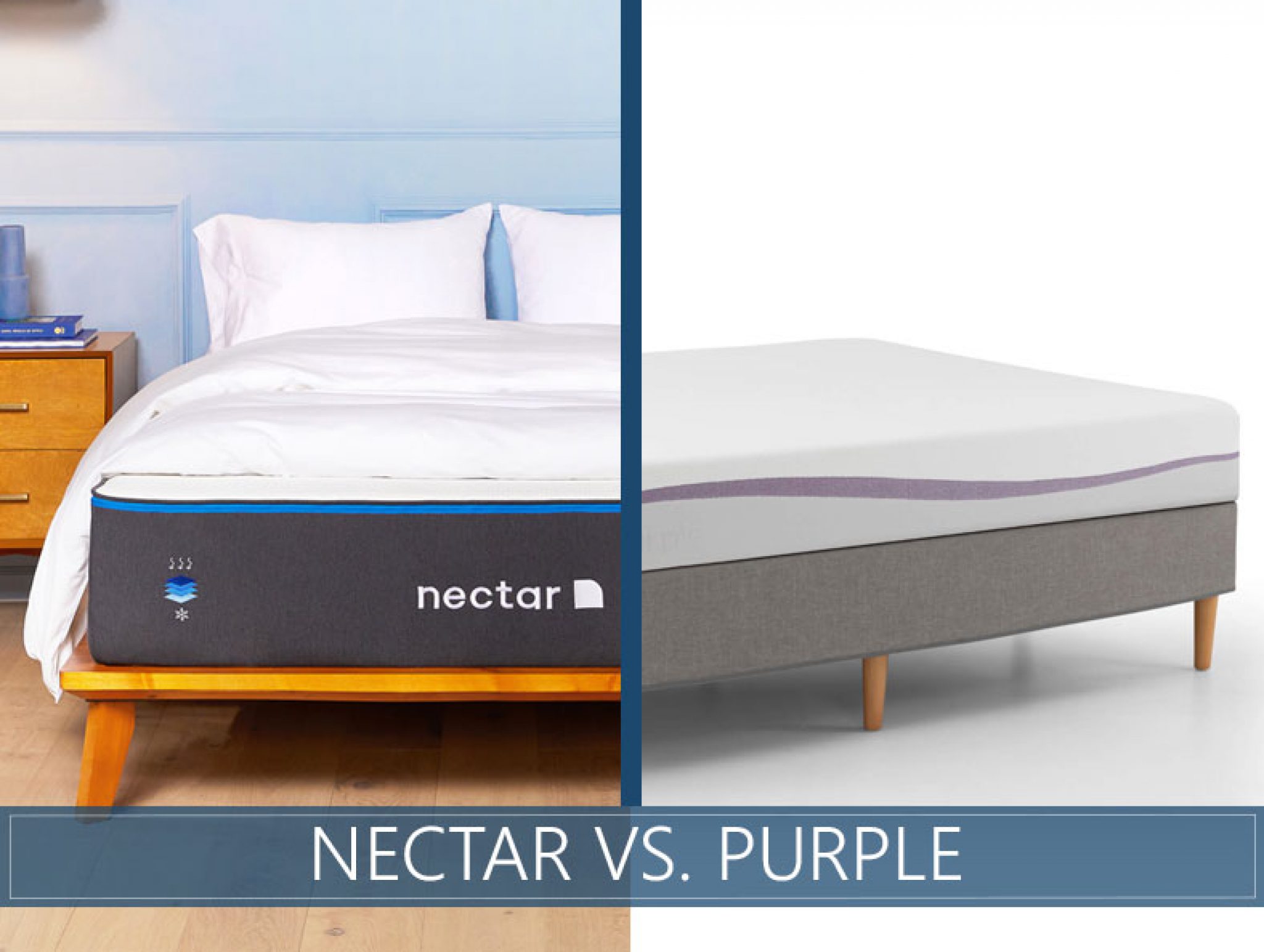 purple hybrid vs. saatva mattress review