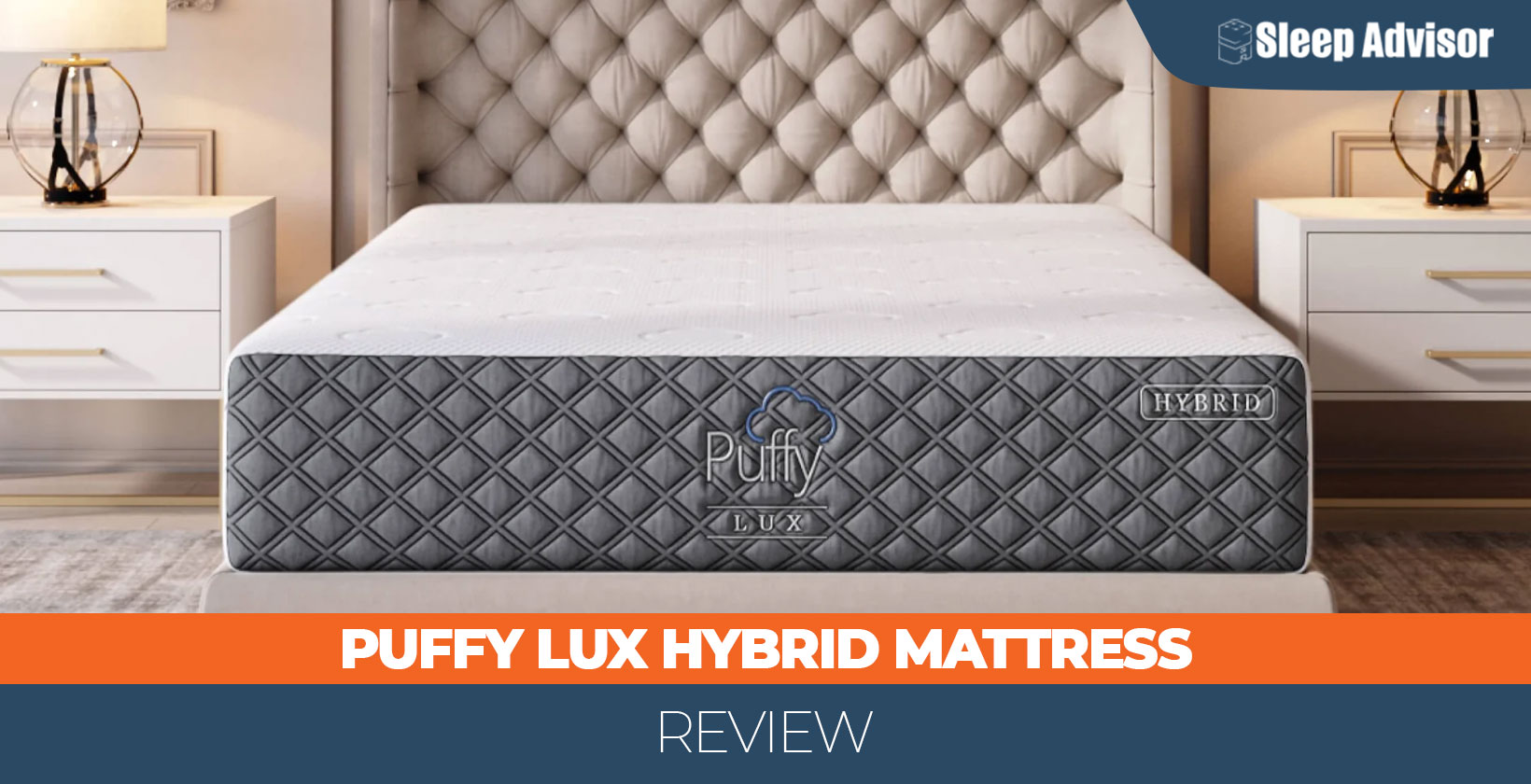 puffy lux hybrid mattress price