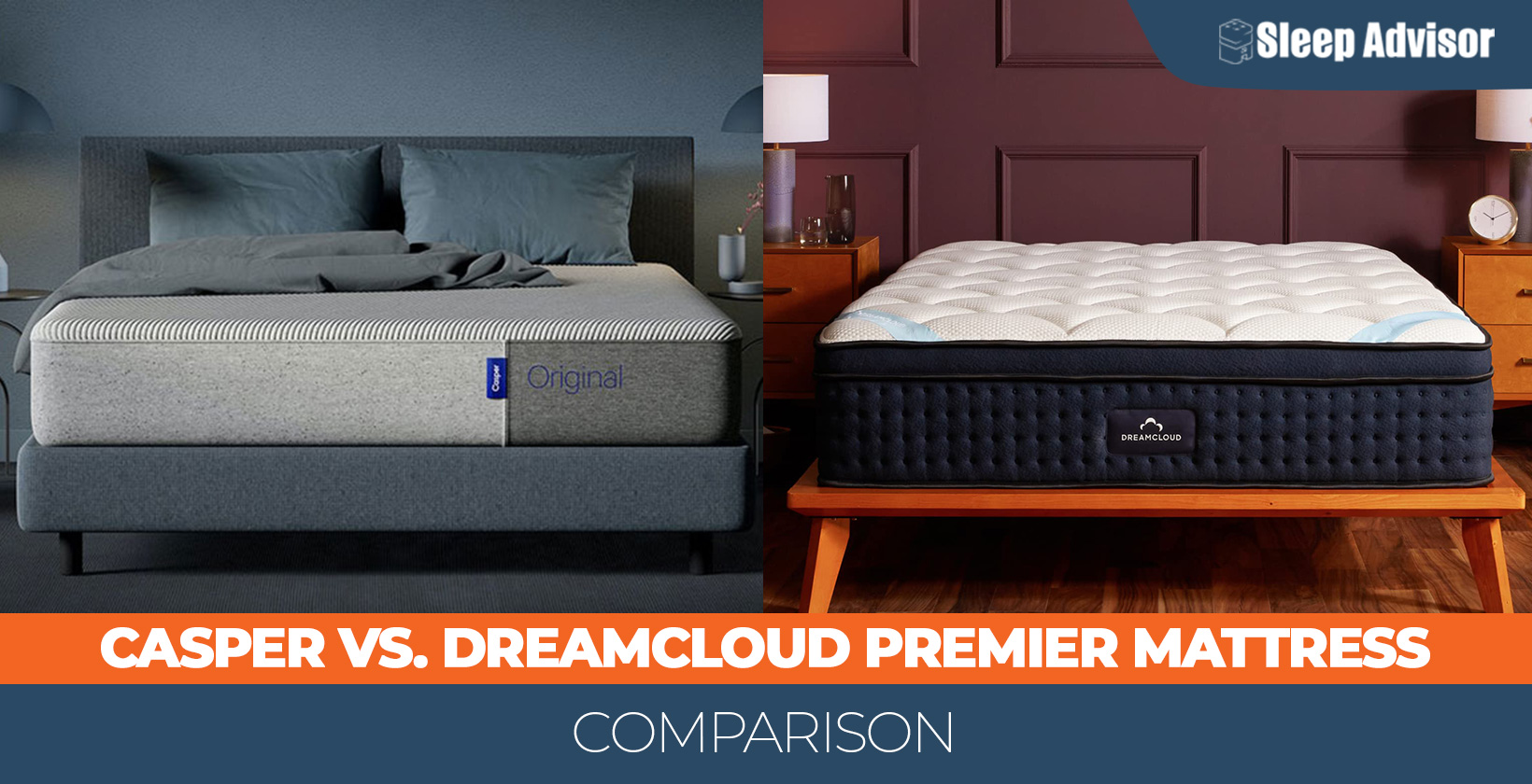 Casper vs. DreamCloud Premier Bed Comparison for 2024