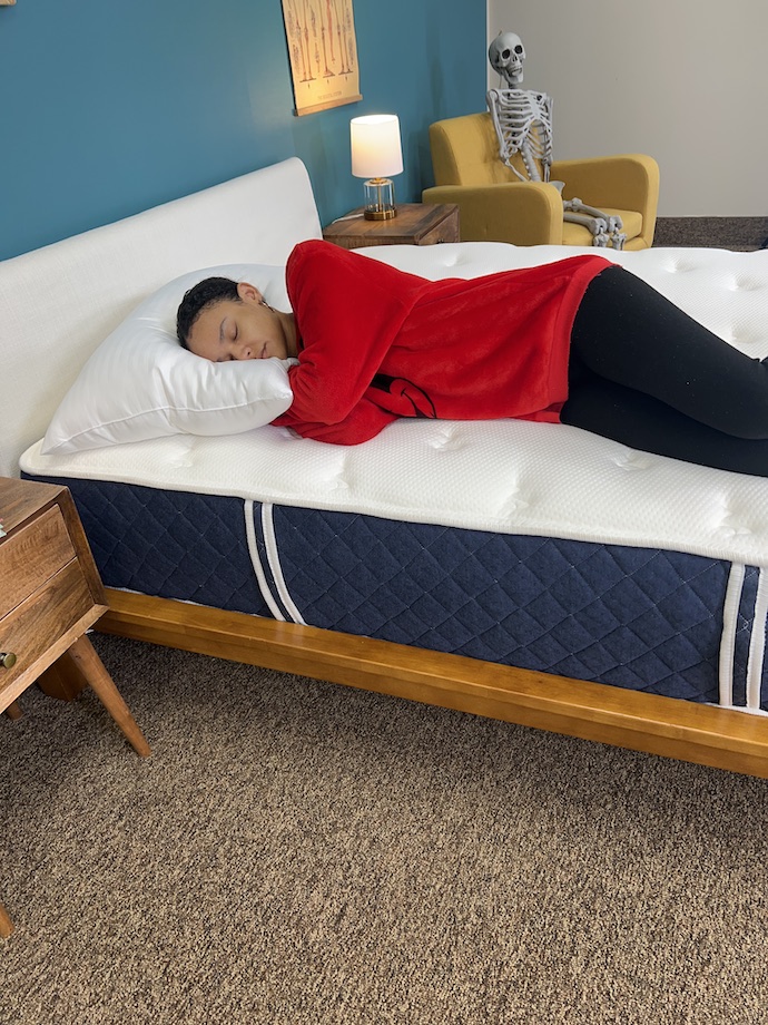 Brooklyn Bedding Signature Hybrid lightweight side sleeper testing