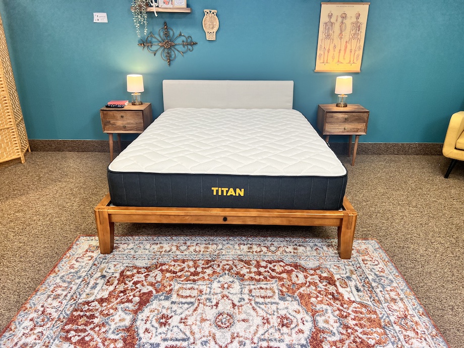 Titan Plus mattress in the Sleep Advisor studio