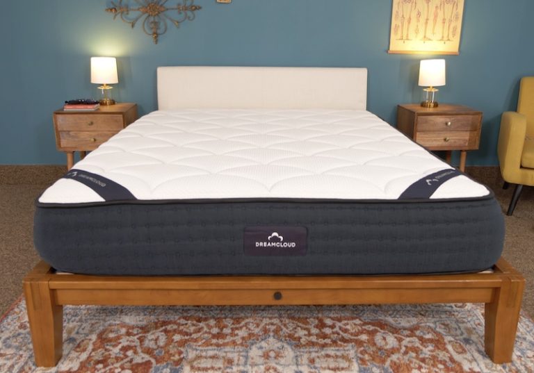 The DreamCloud Original mattress in the Sleep Advisor studio