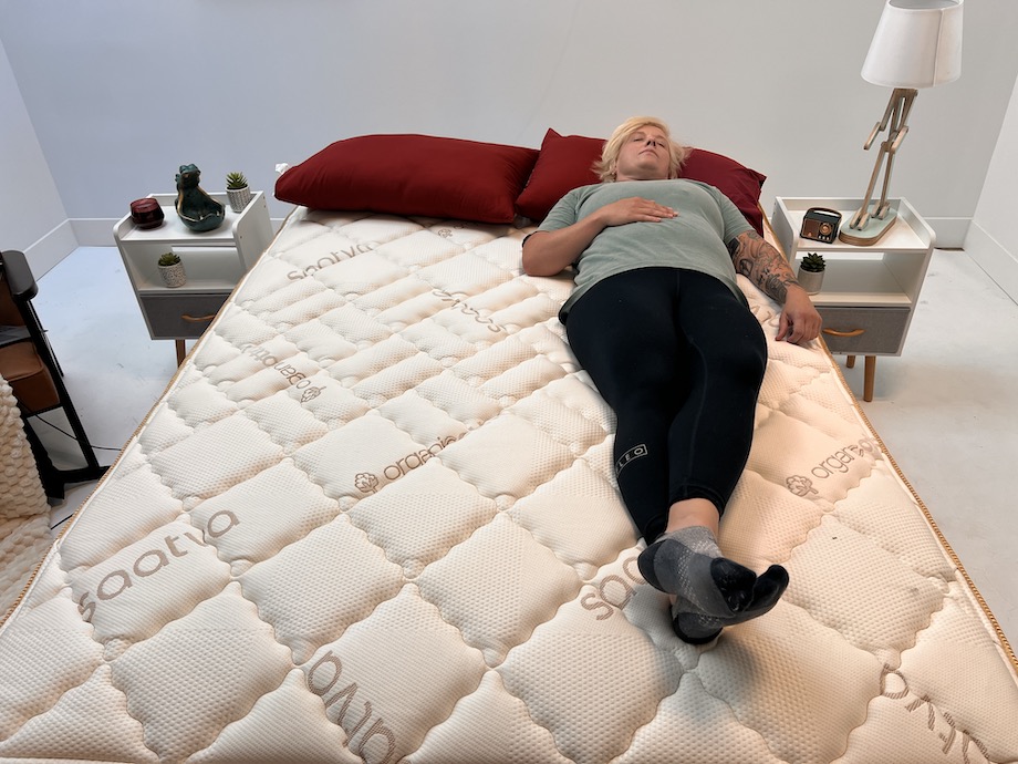 Testing the Saatva Solaire for back sleepers