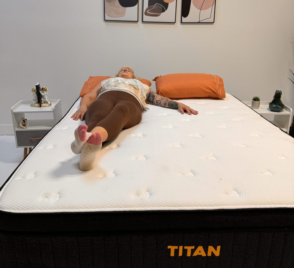 Titan Plus Luxe back sleeping scaled e1728961589462