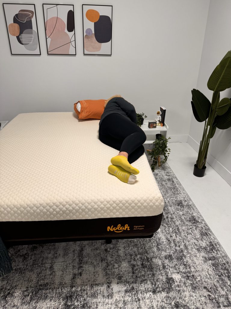 Nolah Signature side sleeping scaled e1732565113901