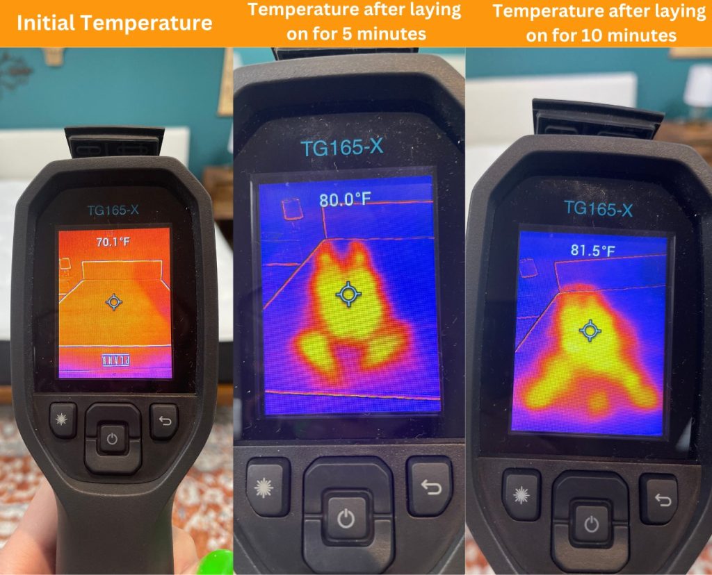 Plank Firm temperature test